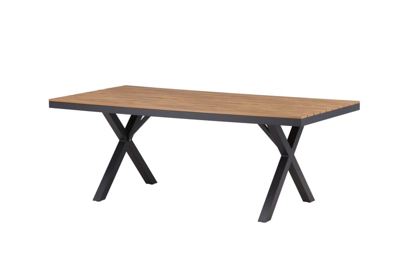 Garcia Matbord Utomhus 100x200 cm - Svart - Utemöbler - Utebord & trädgårdsbord - Matbord utomhus