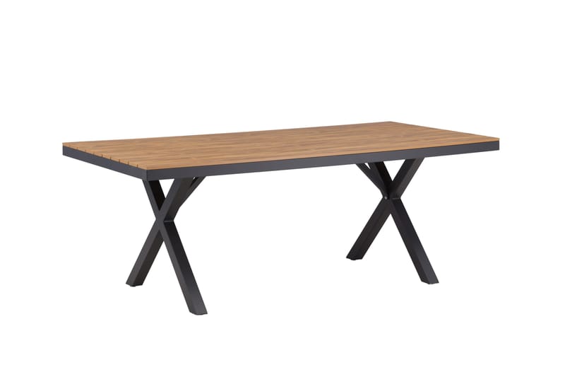 Garcia Matbord Utomhus 100x200 cm - Svart - Utemöbler - Utebord & trädgårdsbord - Matbord utomhus