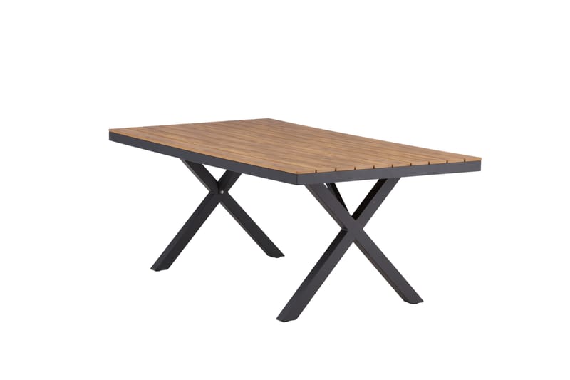 Garcia Matbord Utomhus 100x200 cm - Svart - Utemöbler - Utebord & trädgårdsbord - Matbord utomhus
