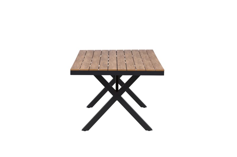 Garcia Matbord Utomhus 100x200 cm - Svart - Utemöbler - Utebord & trädgårdsbord - Matbord utomhus