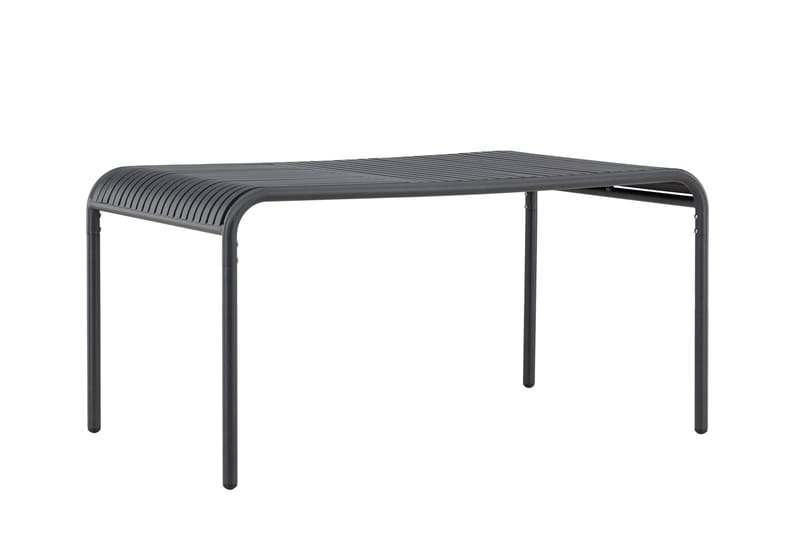 Gardeno Matbord Utomhus 90x150 cm utebord i aluminium - Svart - Utemöbler - Utebord & trädgårdsbord - Matbord utomhus