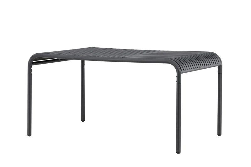 Gardeno Matbord Utomhus 90x150 cm utebord i aluminium - Svart - Utemöbler - Utebord & trädgårdsbord - Matbord utomhus