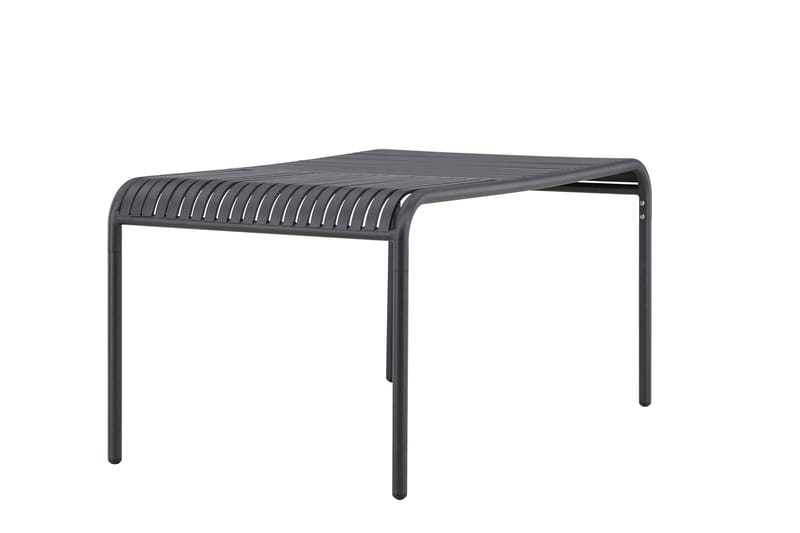 Gardeno Matbord Utomhus 90x150 cm utebord i aluminium - Svart - Utemöbler - Utebord & trädgårdsbord - Matbord utomhus