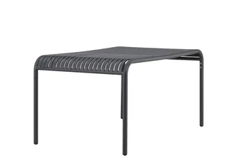 Gardeno Matbord Utomhus 90x150 cm utebord i aluminium - Svart - Utemöbler - Utebord & trädgårdsbord - Matbord utomhus