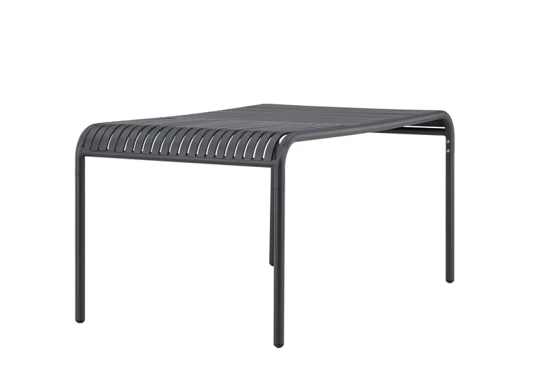 Gardeno Matbord Utomhus 90x150 cm utebord i aluminium - Svart - Utemöbler - Utebord & trädgårdsbord - Matbord utomhus