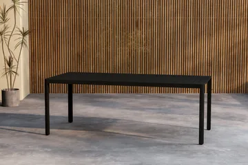 Giardini Matbord Utomhus 90x200 cm - Svart - Utemöbler - Utebord & trädgårdsbord - Matbord utomhus