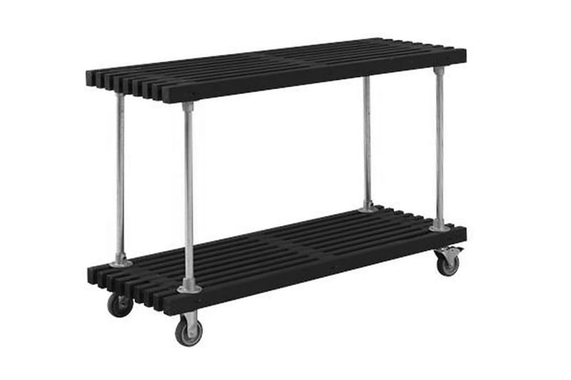 PLUS Jocke Grill/Arbetsbord Design 138 cm - Svart - Grillvagn & grillbord utomhus