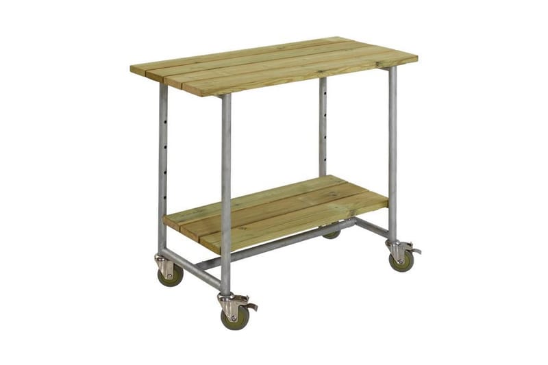 PLUS Urban Grillbord med Hylla - Naturell - Utemöbler - Utebord & trädgårdsbord - Grillvagn & grillbord utomhus
