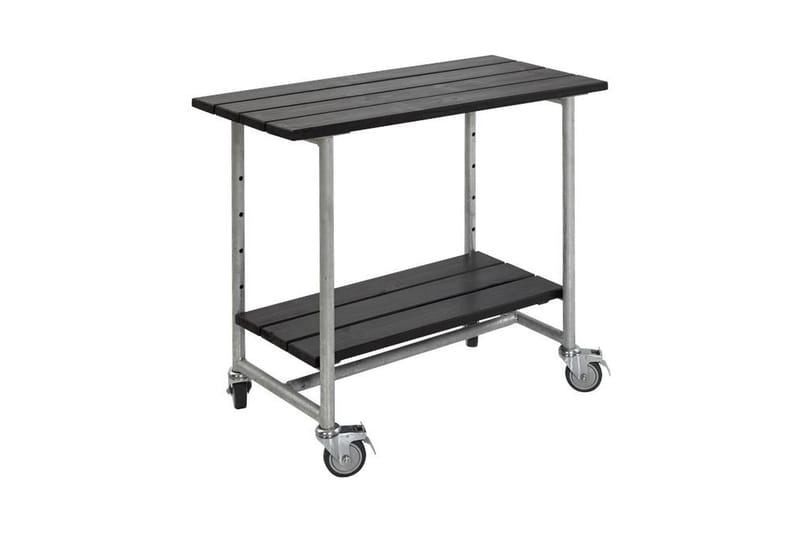 PLUS Urban Grillbord med Hylla - Svart - Utemöbler - Utebord & trädgårdsbord - Grillvagn & grillbord utomhus