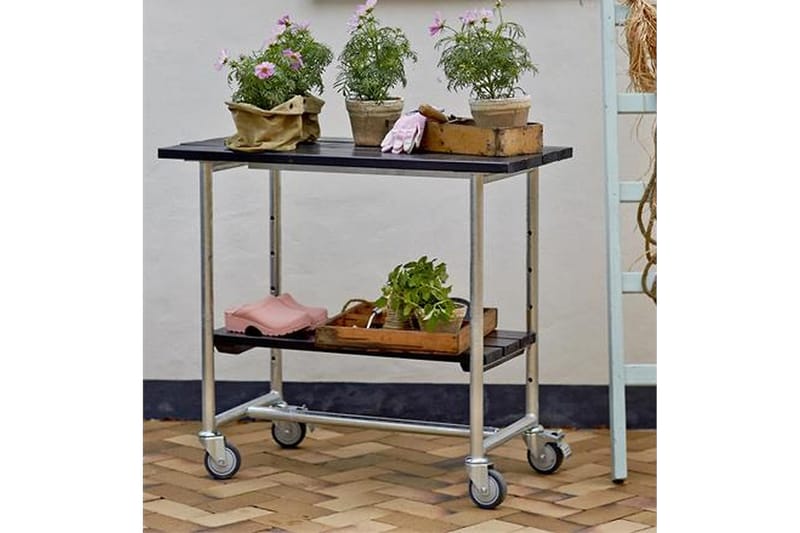 PLUS Urban Grillbord med Hylla - Svart - Utemöbler - Utebord & trädgårdsbord - Grillvagn & grillbord utomhus