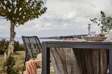 Hillerstorp Borgdala Utebord 220/340 x 107 x H75,5 cm - Grå - Utemöbler - Utebord & trädgårdsbord - Matbord utomhus