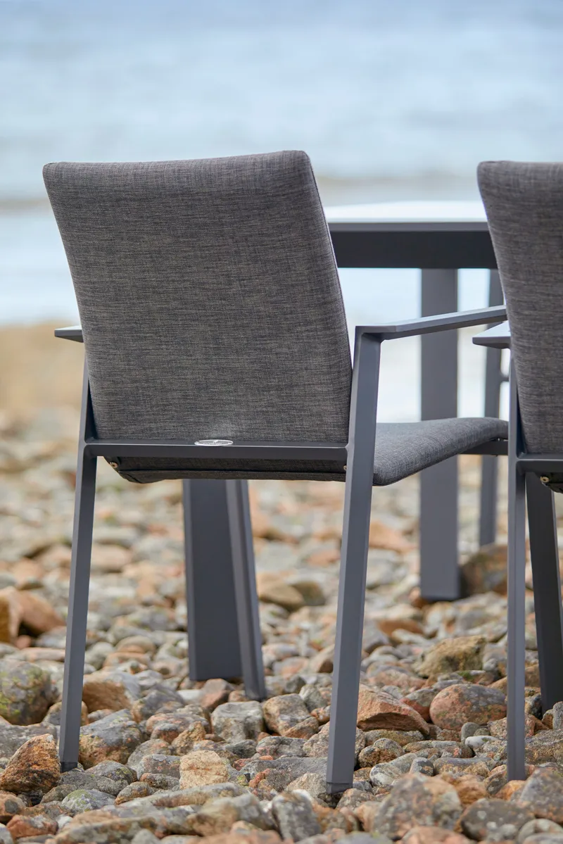 Hillerstorp Borgdala Utebord 220/340 x 107 x H75,5 cm - Grå - Utemöbler - Utebord & trädgårdsbord - Matbord utomhus