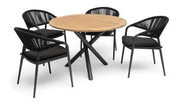 Hillerstorp Ekeryd Utebord Ø110 cm - Utemöbler - Utebord & trädgårdsbord - Matbord utomhus