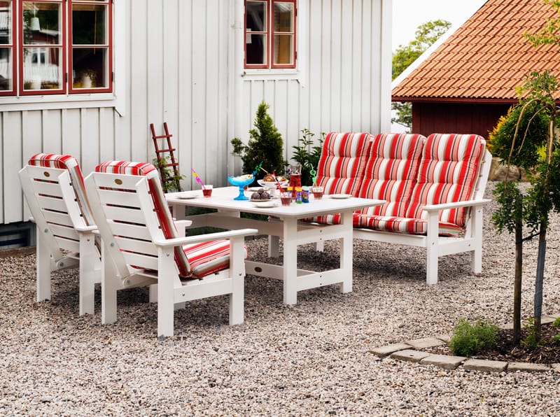 Hillerstorp Herrgård Bord 90 x 165 cm - Vit - Utemöbler - Utebord & trädgårdsbord - Matbord utomhus