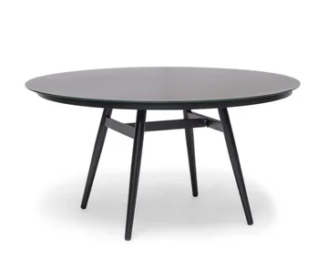 Hillerstorp Oxhult Utebord Ø145 cm Svart - Svart - Utemöbler - Utebord & trädgårdsbord - Matbord utomhus