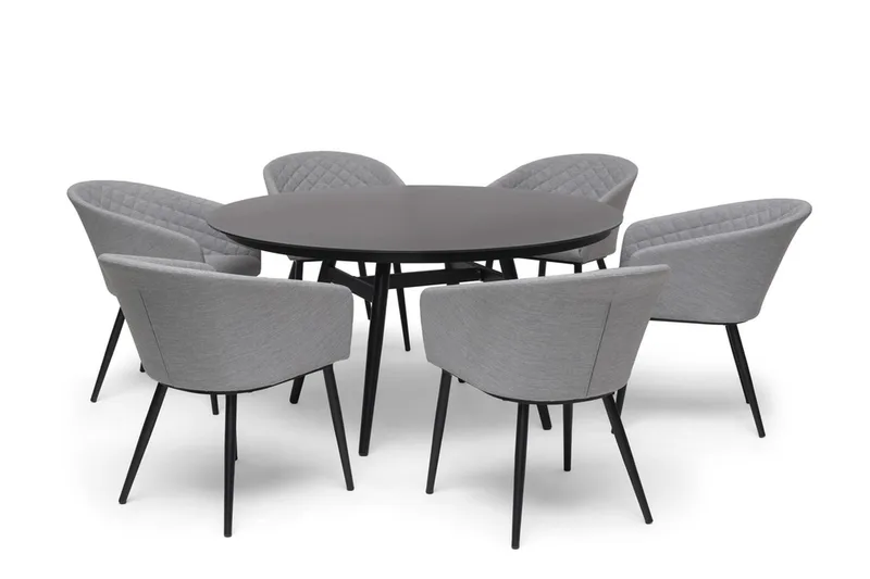 Utebord Hillerstorp Oxhult Ø145 cm Svart - Svart - Utemöbler - Utebord & trädgårdsbord - Matbord utomhus