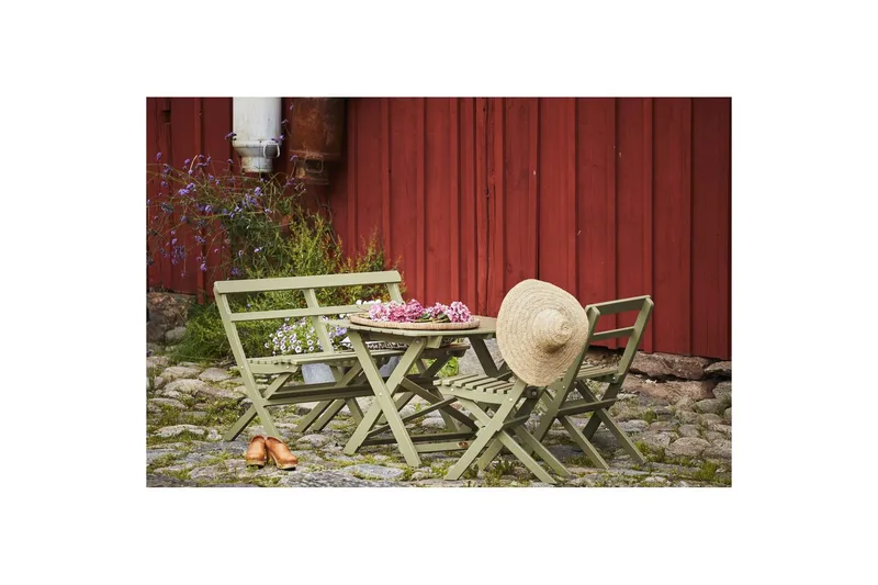 Hillerstorp Torpet Utebord 109x67 cm Antikgrön - Antikgrön - Utemöbler - Utebord & trädgårdsbord - Matbord utomhus