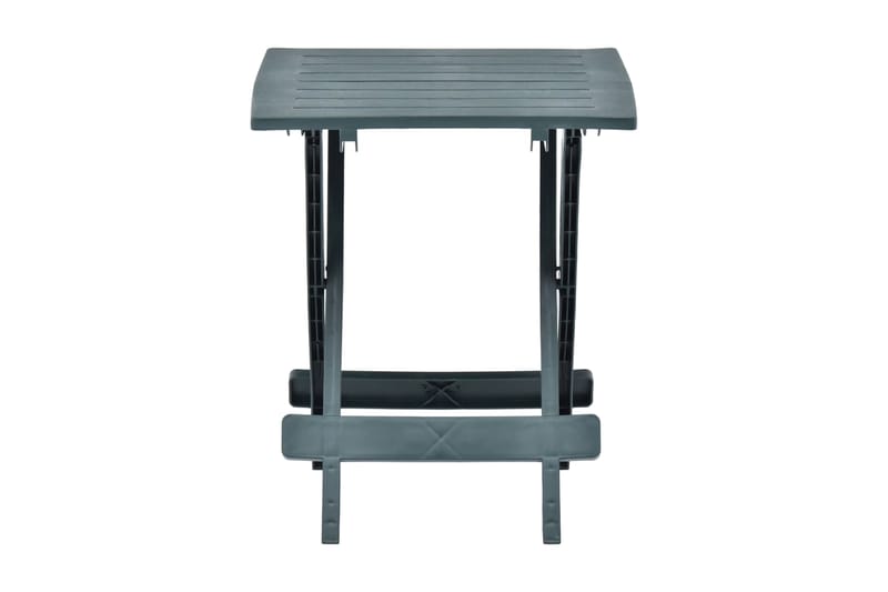 Hopfällbart trädgårdsbord grön 45x43x50 cm plast - Grön - Matbord utomhus