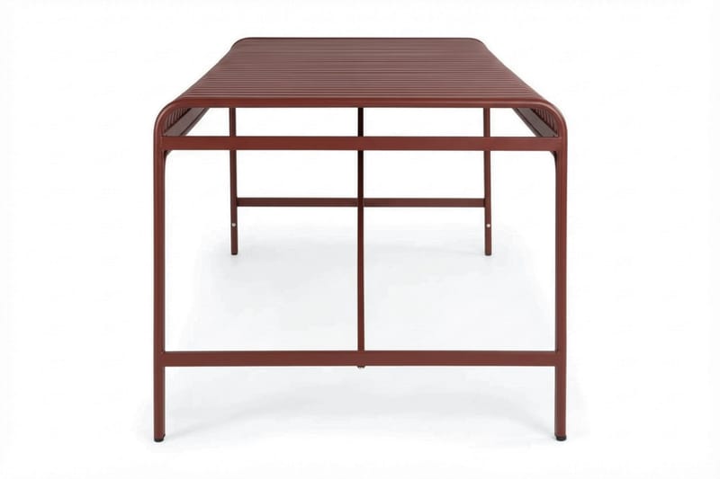 Jarva Rektangulärt Matbord Utomhus 90x200 cm i Metall - Röd - Utemöbler - Utebord & trädgårdsbord - Matbord utomhus