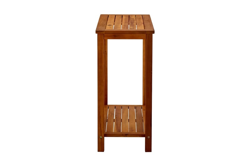 Konsolbord för trädgård 80x35x75 cm massivt akaciaträ - Brun - Utemöbler - Utebord & trädgårdsbord - Avlastningsbord & brickbord utomhus