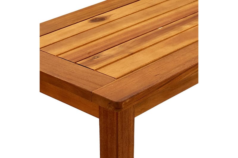Konsolbord för trädgård 80x35x75 cm massivt akaciaträ - Brun - Avlastningsbord & brickbord utomhus