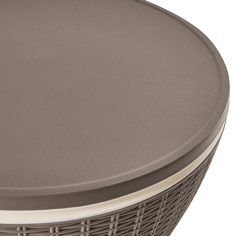 Kylbar/Barbord utomhus Aisa 49 cm Imitation Av Trä - brun - Utemöbler - Utebord & trädgårdsbord - Barbord utomhus