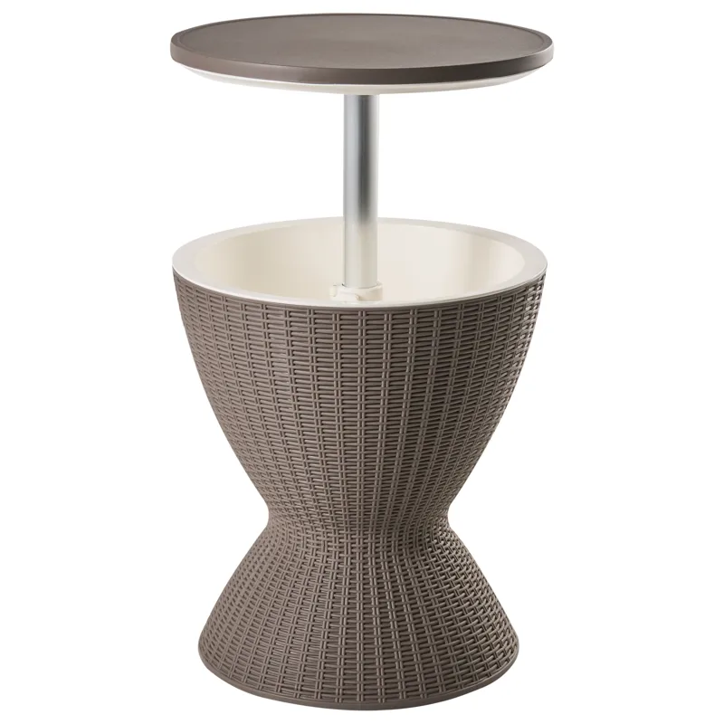 Kylbar/Barbord utomhus Aisa 49 cm Imitation Av Trä, brun