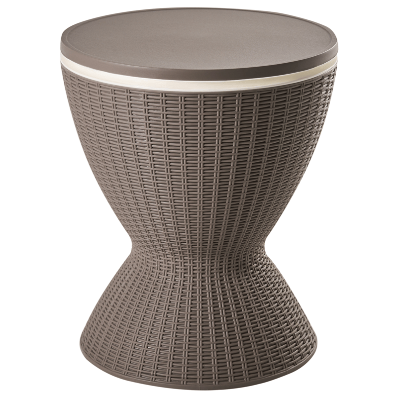 Kylbar/Barbord utomhus Aisa 49 cm Imitation Av Trä - brun - Utemöbler - Utebord & trädgårdsbord - Barbord utomhus