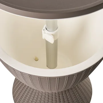 Kylbar/Barbord utomhus Aisa 49 cm Imitation Av Trä - brun - Utemöbler - Utebord & trädgårdsbord - Barbord utomhus