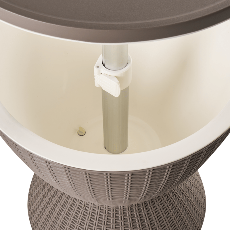 Kylbar/Barbord utomhus Aisa 49 cm Imitation Av Trä - brun - Utemöbler - Utebord & trädgårdsbord - Barbord utomhus