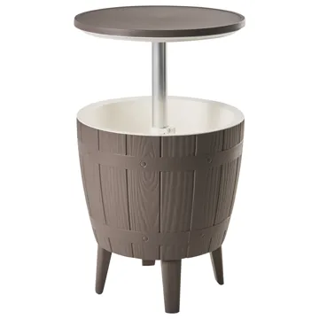 Kylbar/Barbord utomhus Silg 49 cm - beige/grå/vit - Utemöbler - Utebord & trädgårdsbord - Barbord utomhus