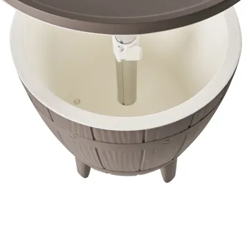 Kylbar/Barbord utomhus Silg 49 cm - beige/grå/vit - Utemöbler - Utebord & trädgårdsbord - Barbord utomhus