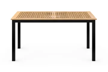 Las Vegas Förlängningsbart Matbord 152-210x90 cm - Svart / Natur - Utemöbler - Utebord & trädgårdsbord - Matbord utomhus