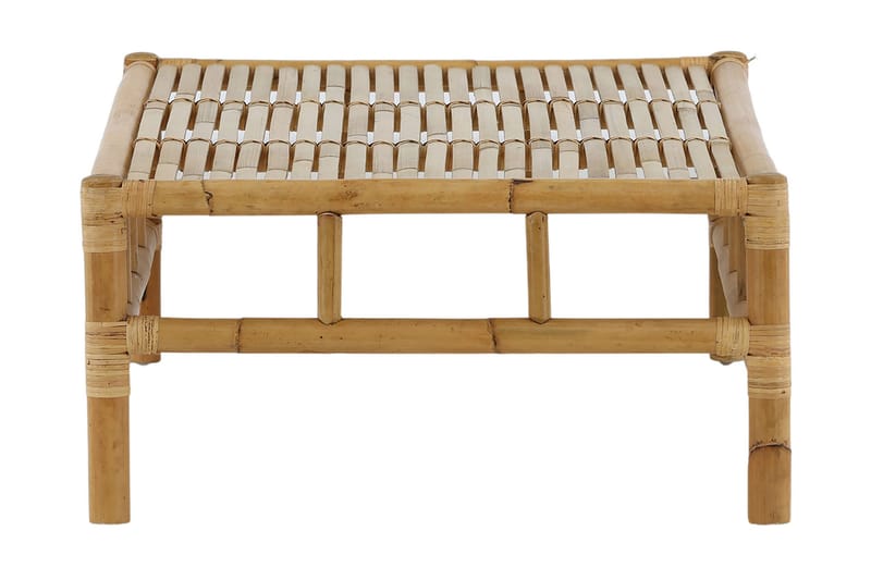 Cane Soffbord Utomhus och Utebord 120 cm Ljus Trä Bambu - Brun - Utemöbler - Utebord & trädgårdsbord - Loungebord & soffbord utomhus