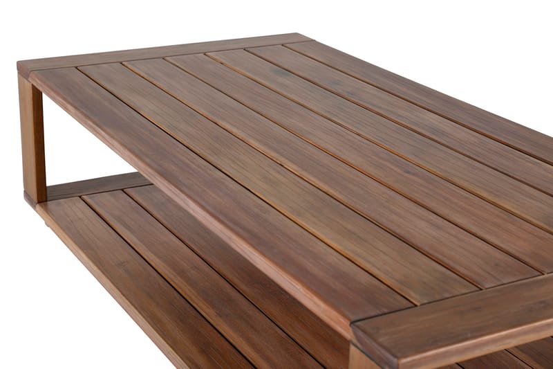 Erica Soffbord 120 cm Brun - Venture Home - Loungebord & soffbord utomhus - Balkongbord