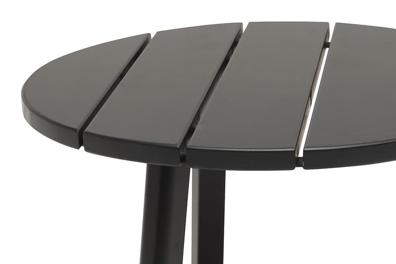 Hillerstorp Tennessee Runt Sidobord Utomhus 50 cm Trä Furu - Svart - Utemöbler - Utebord & trädgårdsbord - Loungebord & soffbord utomhus