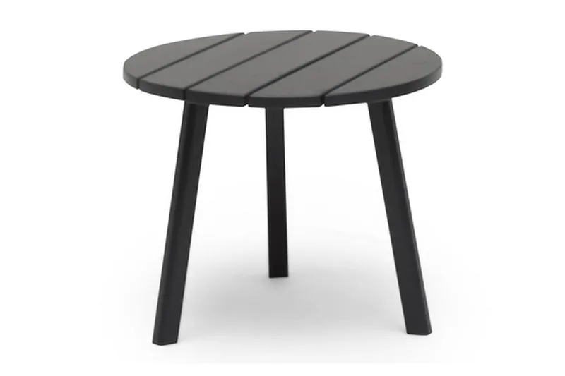 Hillerstorp Tennessee Runt Sidobord Utomhus 50 cm Trä Furu, Svart
