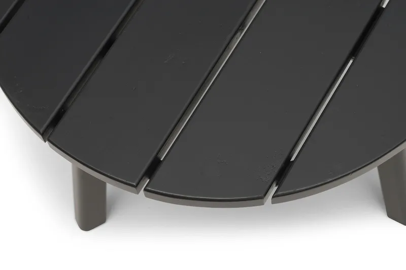 Hillerstorp Tennessee Runt Sidobord Utomhus 50 cm Trä Furu - Svart - Utemöbler - Utebord & trädgårdsbord - Loungebord & soffbord utomhus