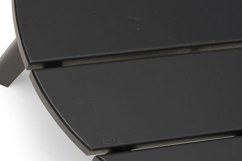 Hillerstorp Tennessee Runt Sidobord Utomhus 50 cm Trä Furu - Svart - Utemöbler - Utebord & trädgårdsbord - Loungebord & soffbord utomhus