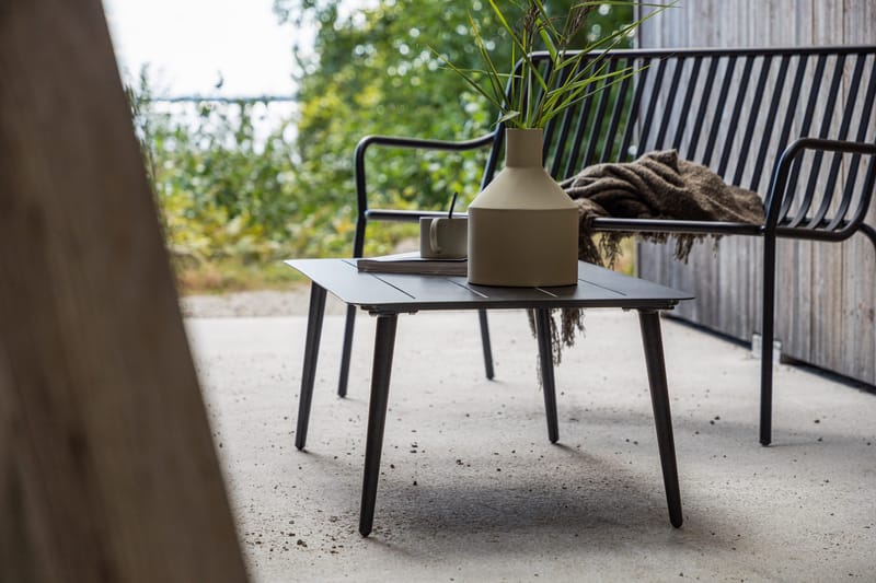 Lina Soffbord och Utebord 100 cm Trä - Svart - Utemöbler - Utebord & trädgårdsbord - Loungebord & soffbord utomhus