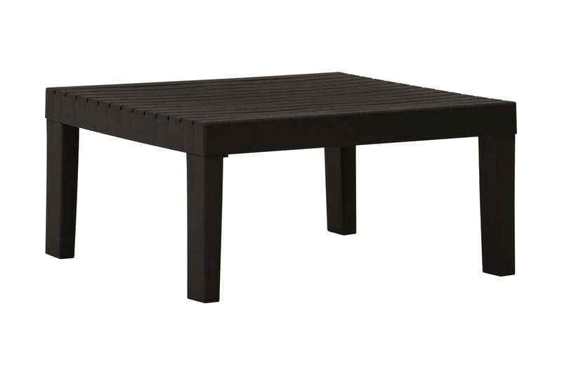 Loungebord och Soffbord Utomhus 65 cm Plast - Grå - Utemöbler - Utebord & trädgårdsbord - Loungebord & soffbord utomhus