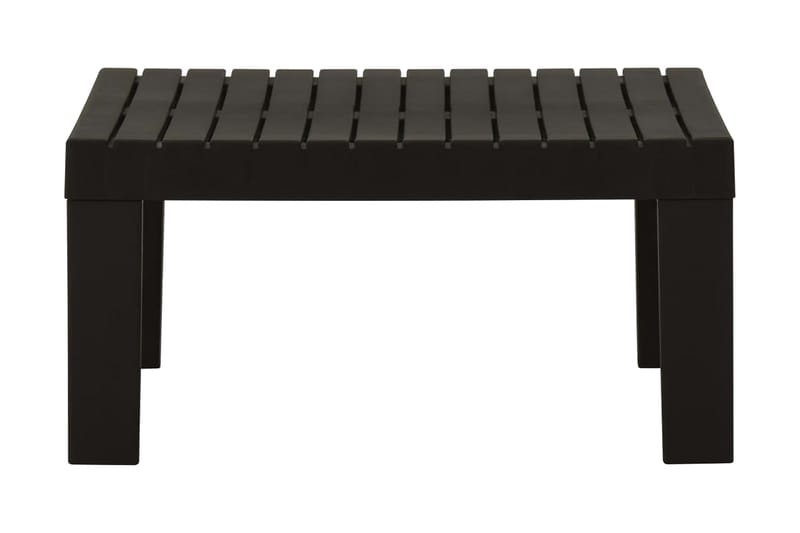 Loungebord och Soffbord Utomhus 65 cm Plast - Grå - Utemöbler - Utebord & trädgårdsbord - Loungebord & soffbord utomhus