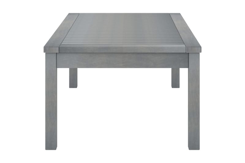 Soffbord 100x50x33 cm grått massivt akaciaträ - Grå - Loungebord & soffbord utomhus - Balkongbord