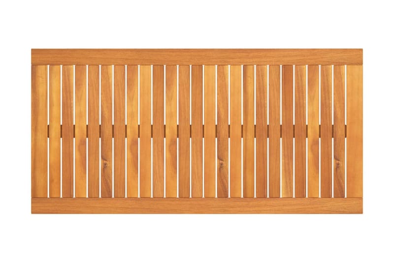 Soffbord 100x50x33 cm massivt akaciaträ - Brun - Loungebord & soffbord utomhus - Balkongbord