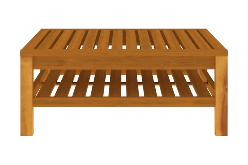 Soffbord 65x65x35 cm massivt akaciaträ - Brun - Utemöbler - Utebord & trädgårdsbord - Loungebord & soffbord utomhus