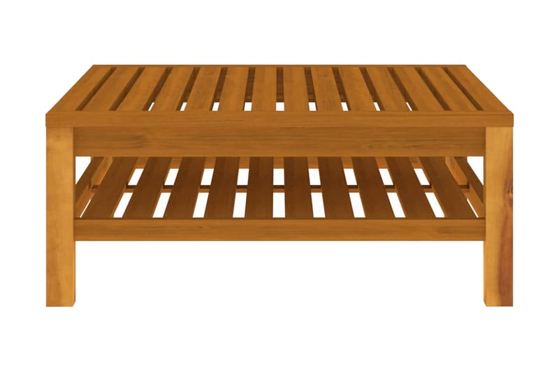 Soffbord 65x65x35 cm massivt akaciaträ - Brun - Loungebord & soffbord utomhus - Balkongbord