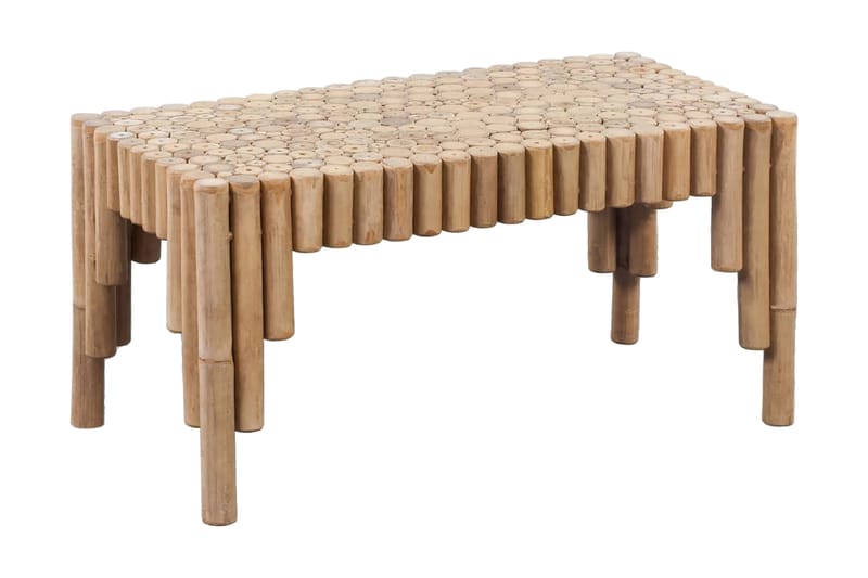 Soffbord bambu - Brun - Loungebord & soffbord utomhus - Balkongbord