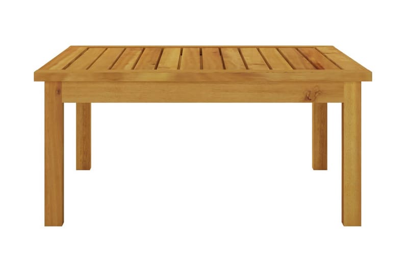 Soffbord för trädgården 63x63x30 cm massivt akaciaträ - Brun - Utemöbler - Utebord & trädgårdsbord - Loungebord & soffbord utomhus
