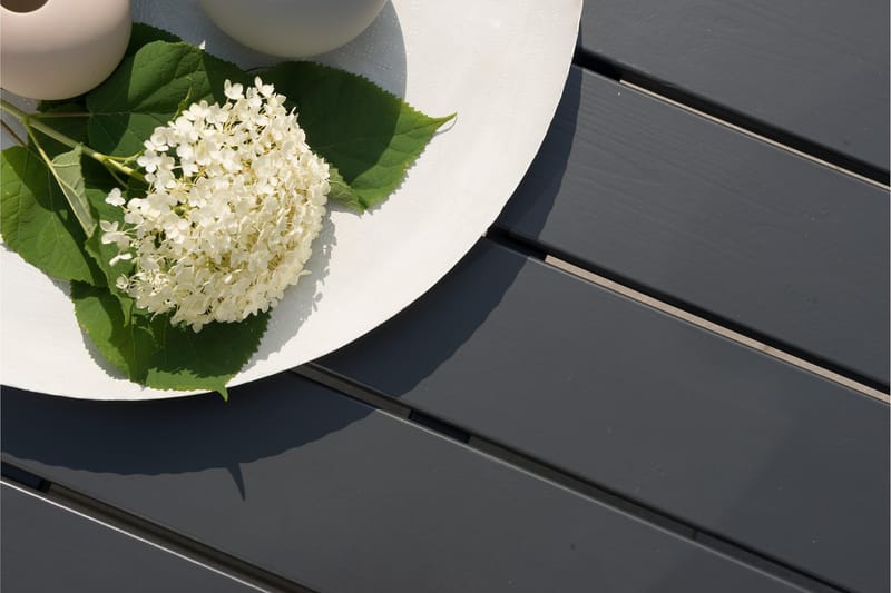 STOLTÖ Matbord och Soffbord Utomhus 120 cm Furu Trä - Svart - Utemöbler - Utebord & trädgårdsbord - Loungebord & soffbord utomhus