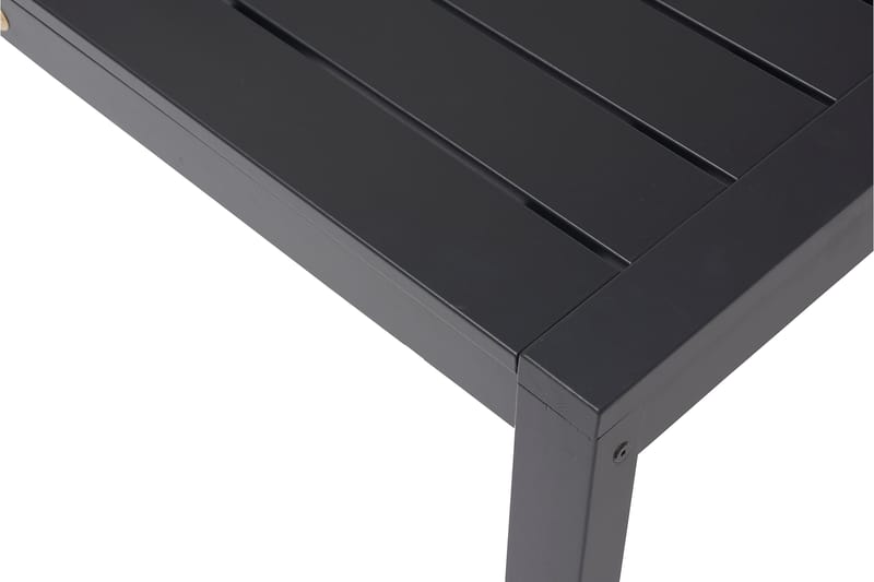 STOLTÖ Matbord och Soffbord Utomhus 120 cm Furu Trä - Svart - Utemöbler - Utebord & trädgårdsbord - Loungebord & soffbord utomhus